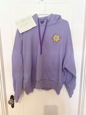 Lavender Graphic Hoodie